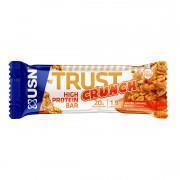 Lot de 12 barres Trust Crunch USN Caramel salé et cacahuète 60g
