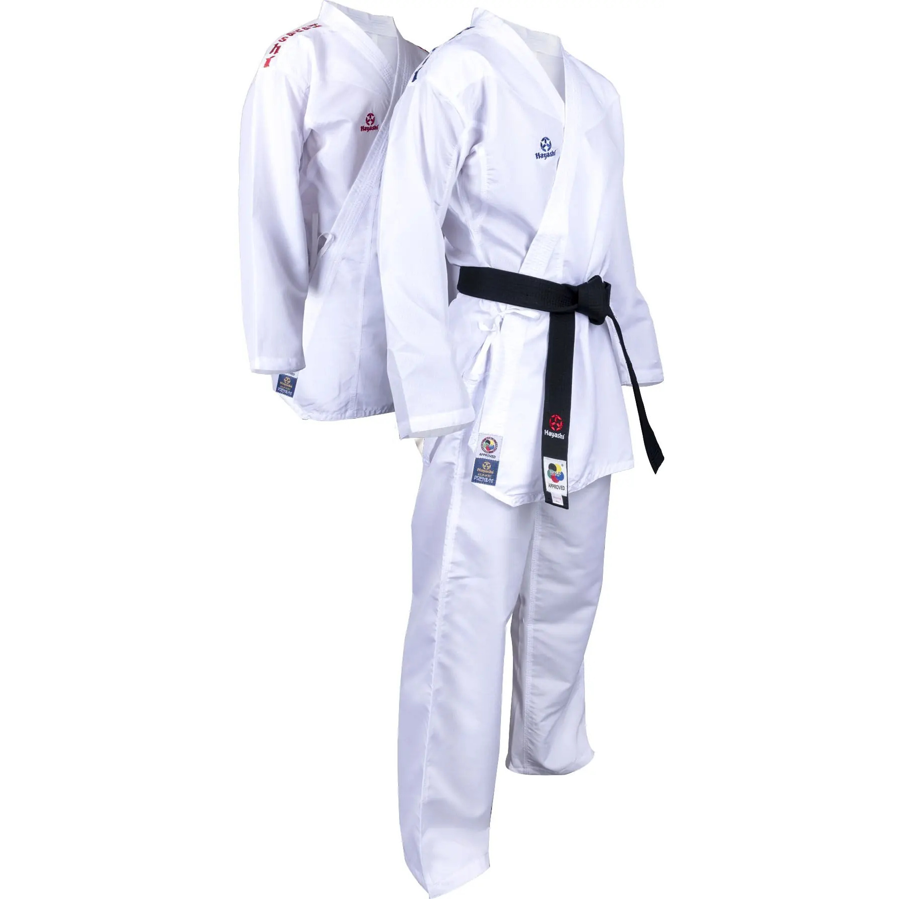 Lot de 2 vestes et un pantalon de Karategi Hayashi Kumite Premium