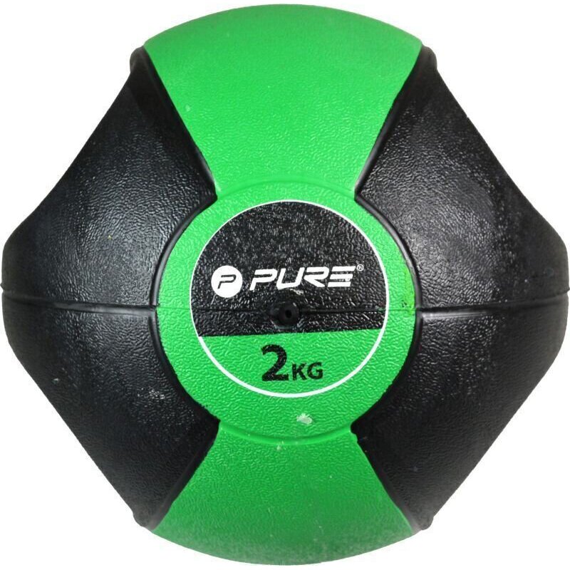 Pure2Improve Deluxe Medicine Ball With Handles 2Kg|